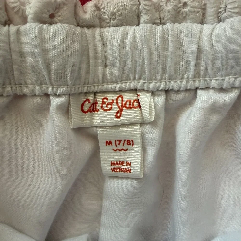Girls Summer Clothes Lot 3pc Cat & Jack Eyelet Shorts Garanimals Athletic Works